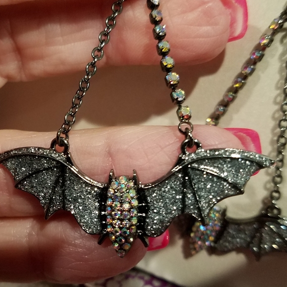 Betsey Johnson Bat Earrings - Picture 5 of 8